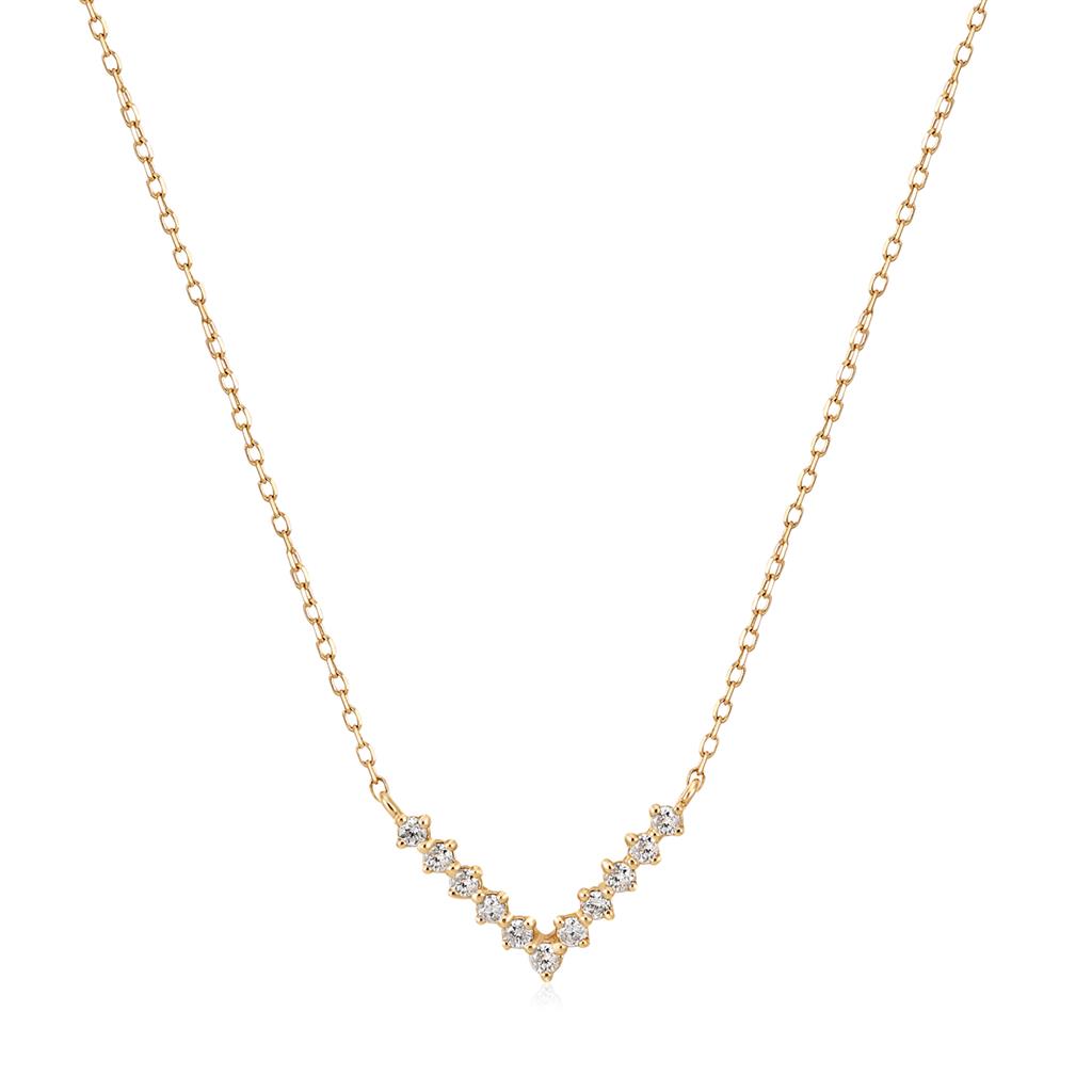 DREAM | Lab-Grown Diamond Wishbone Necklace