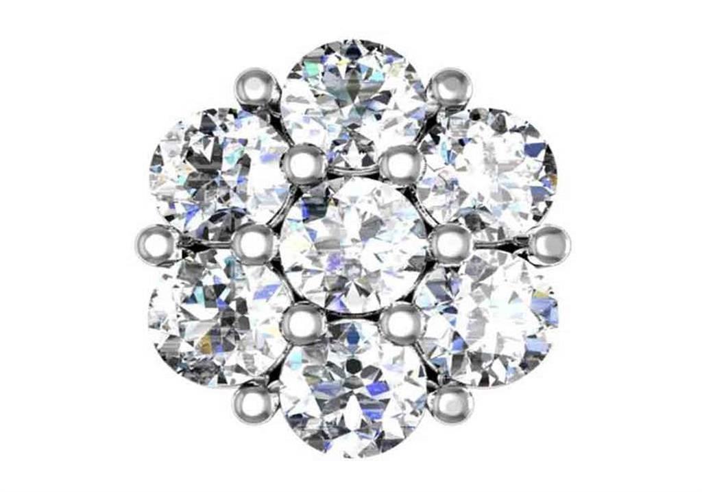 .50 ct Diamond Cluster pendant