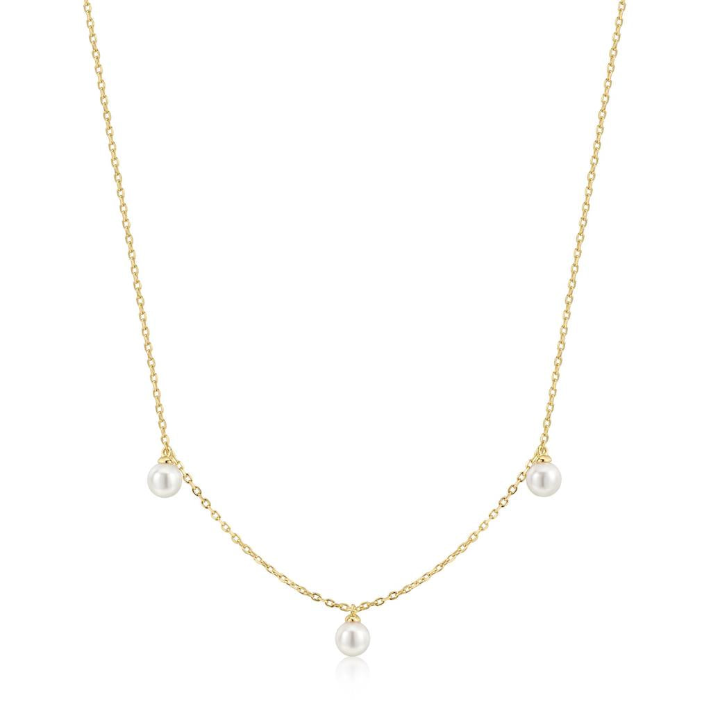 Gold Triple Shell Pearl Statio