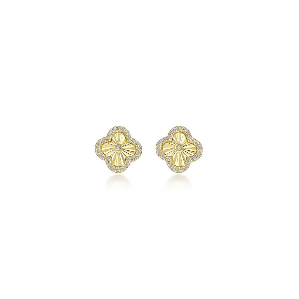 0.5 CTW Halo Stud Earrings