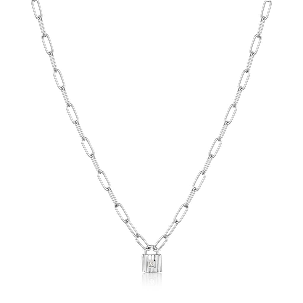 Chunky Chain Padlock Necklace