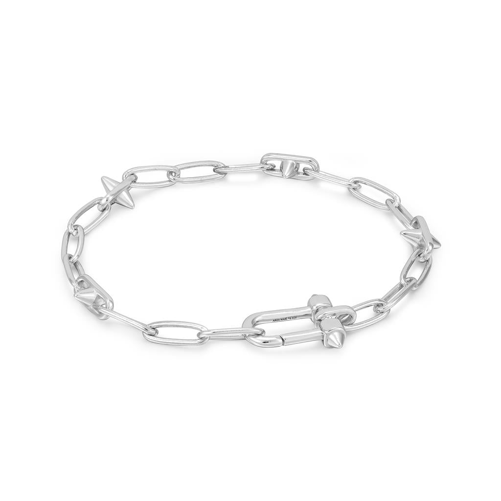 Stud Link Charm Bracelet