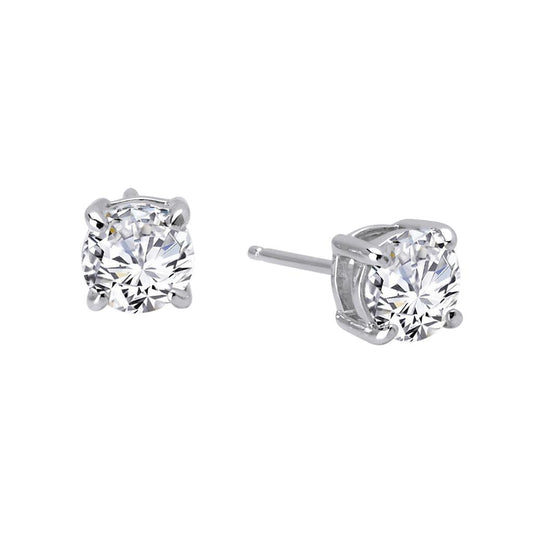 2.5 CTW Solitaire Stud Earrings