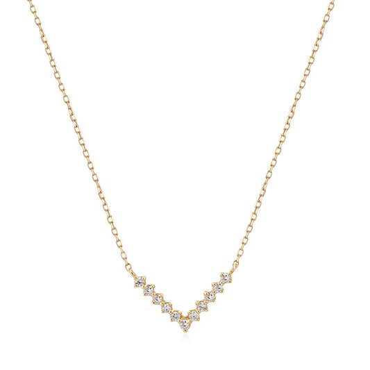 DREAM | Lab-Grown Diamond Wishbone Necklace