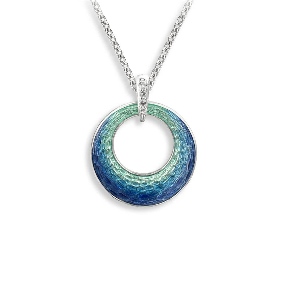 Sterling Silver Circle Necklac