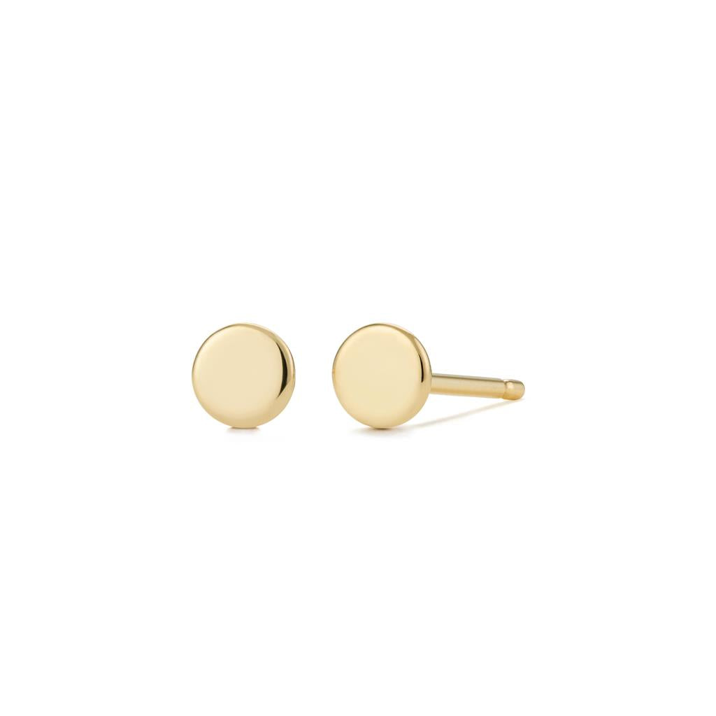 DOT  Disc Stud Earrings