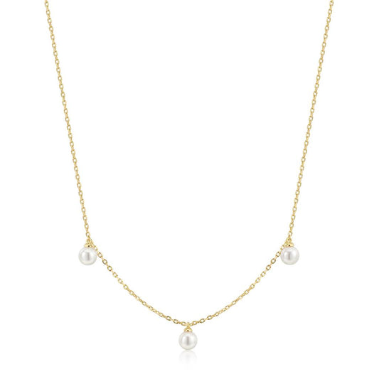 Gold Triple Shell Pearl Statio