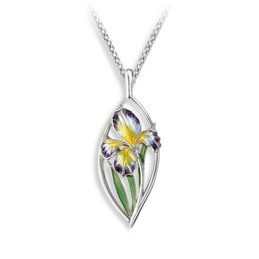 Sterling Silver Iris Necklace