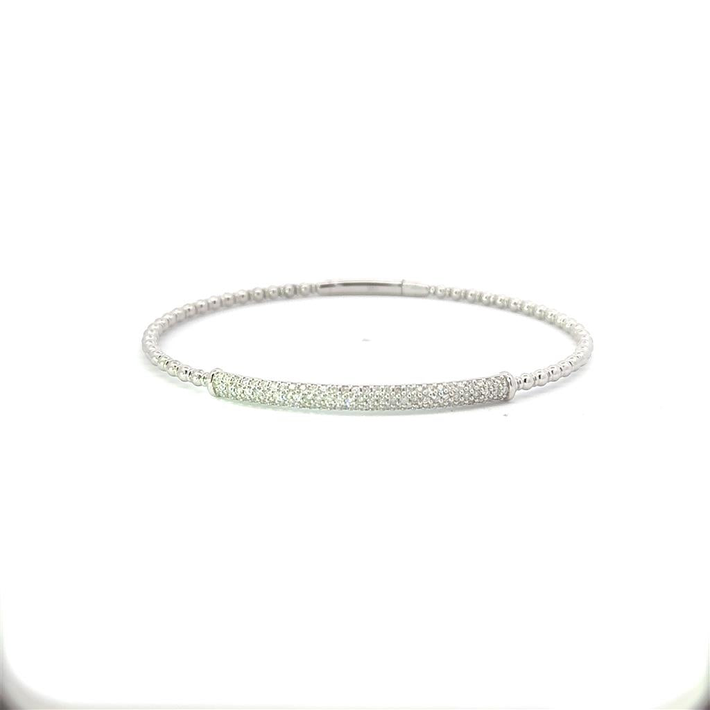 .75ct diamond flex bangle brac