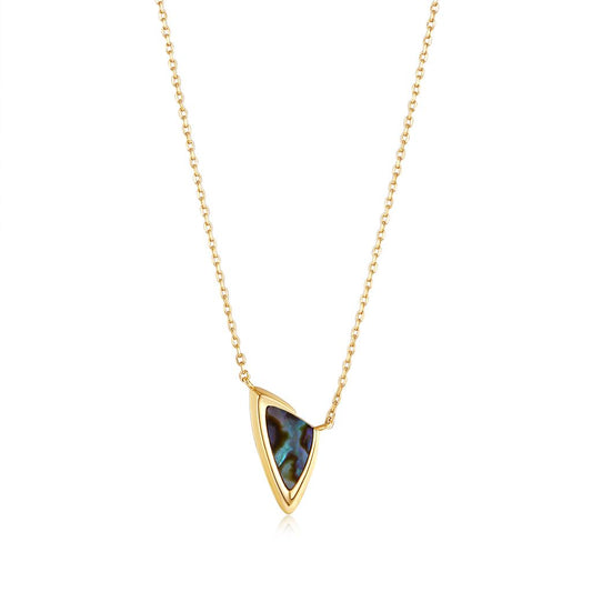 Arrow Abalone Pendant Necklace