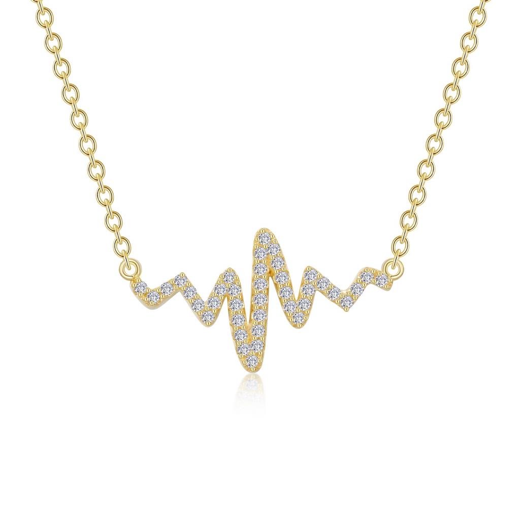 0.39 CTW Heartbeat Necklace