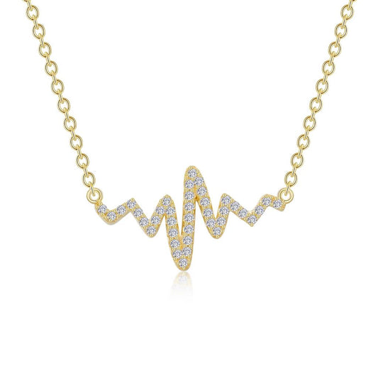 0.39 CTW Heartbeat Necklace