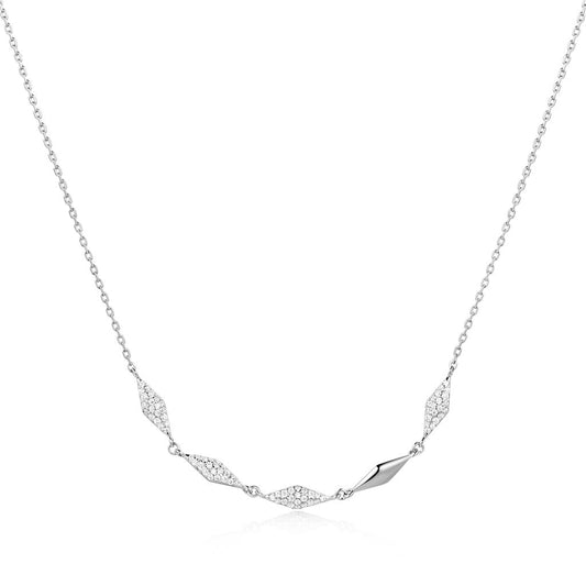 Silver Multi Sparkle Necklace