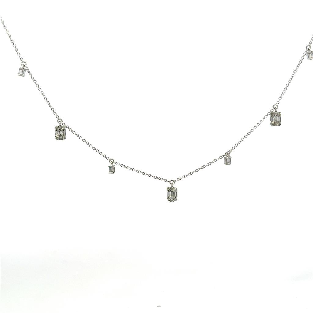 .36ct Diamond White Gold Neckl