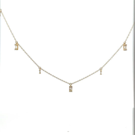 .20ct Diamond dangle necklace