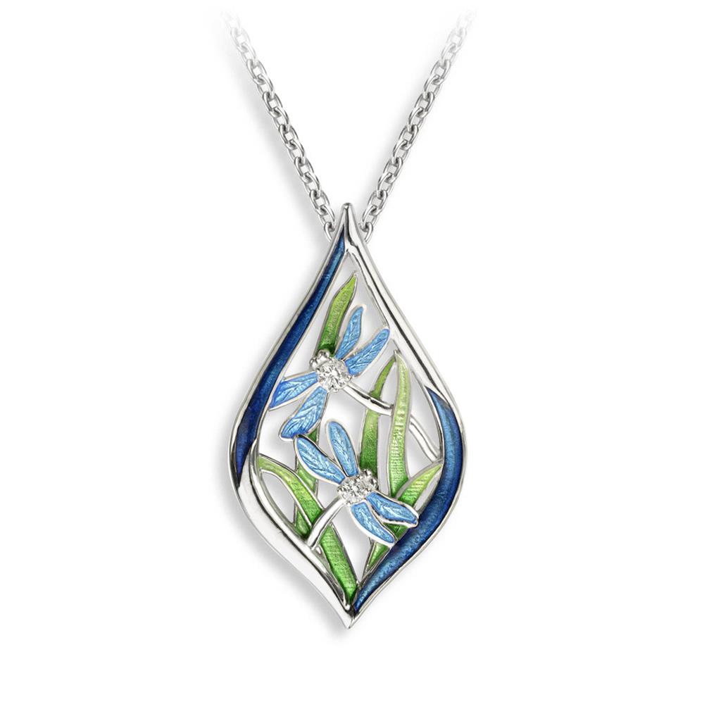 Dragonfly Necklace Sterling Si