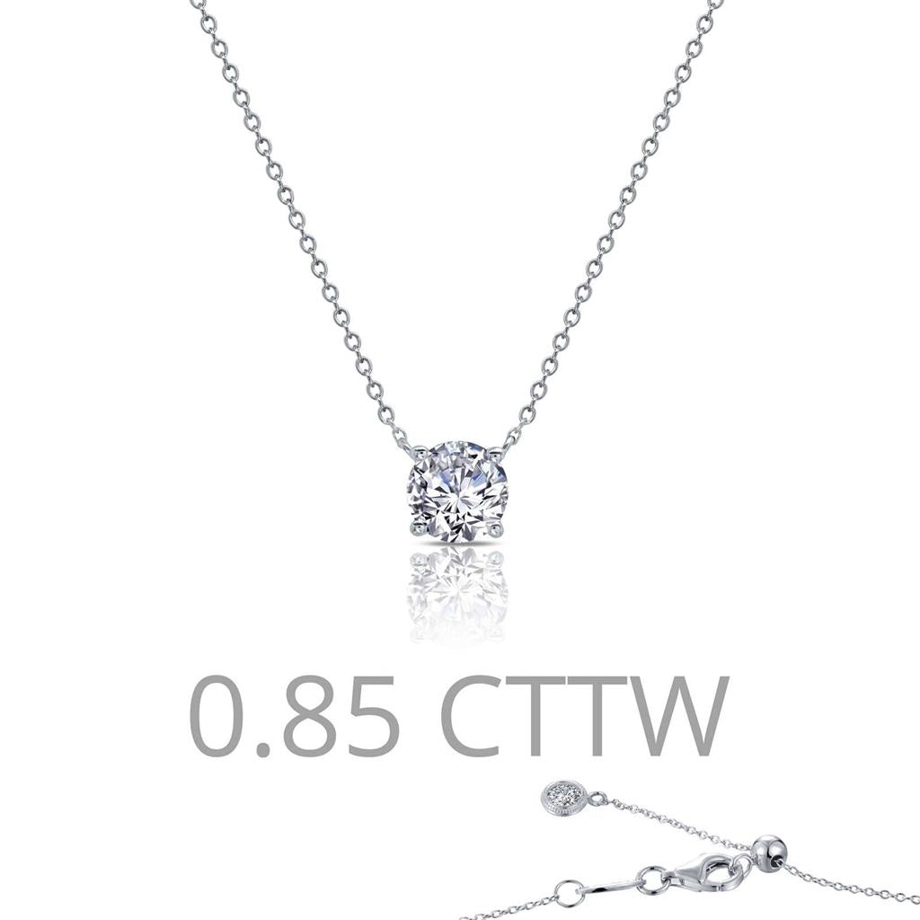 0.85 CTW Solitaire Necklace