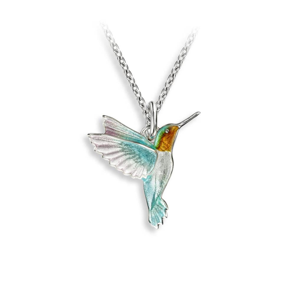 Hummingbird necklace Sterling