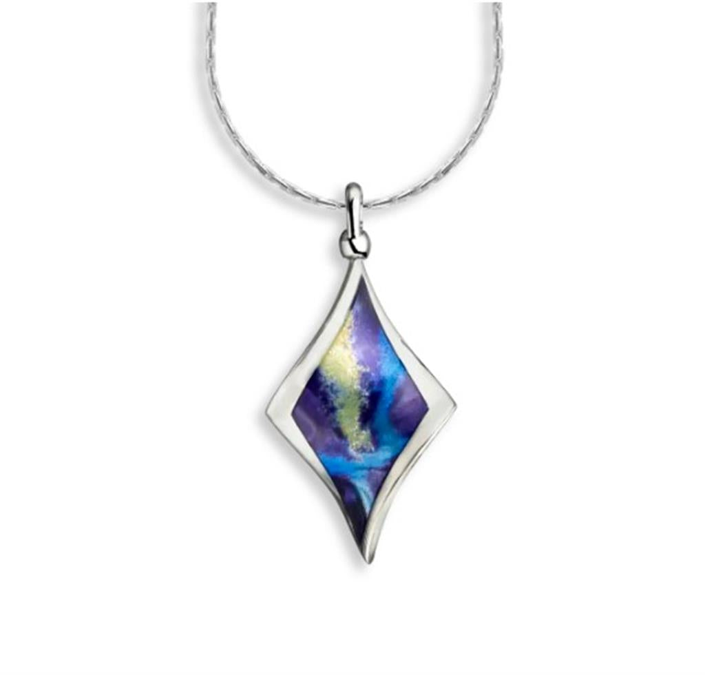 Nicole Barr Blue Aurora Twist Necklace