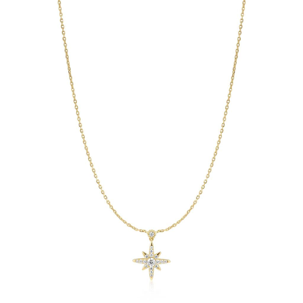 Gold Sparkling Nova Star Neckl