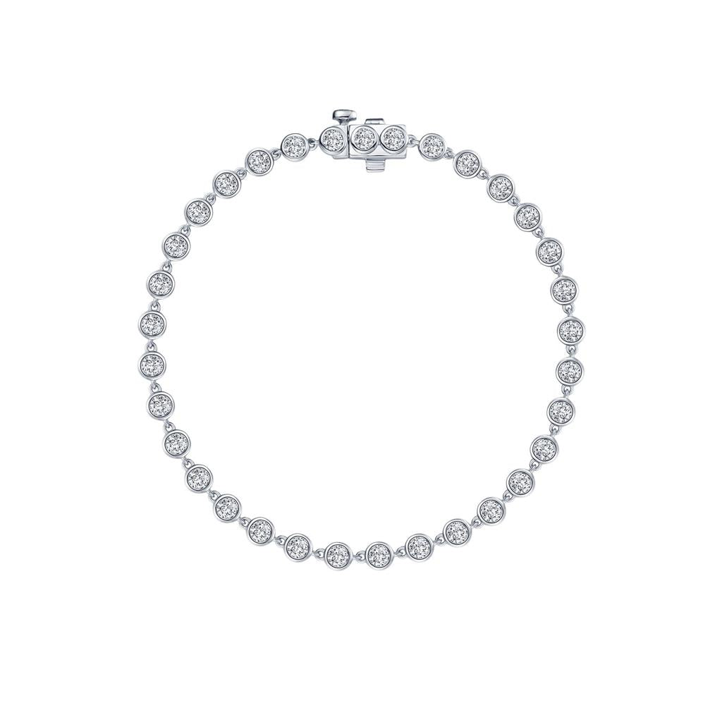 Bezel Strand Bracelet