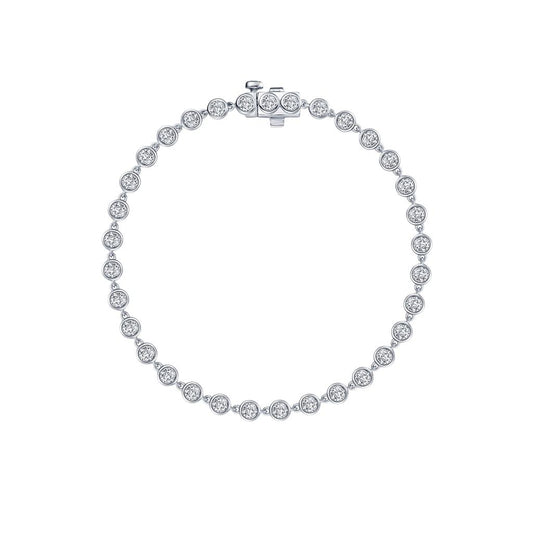 Bezel Strand Bracelet