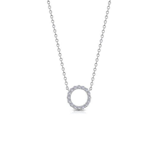 0.41 CTW Open Circle Necklace