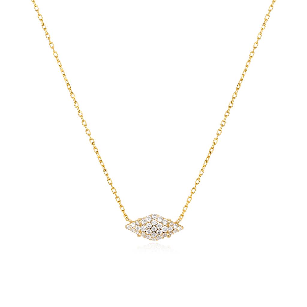 Gold Pav� Sparkle Necklace