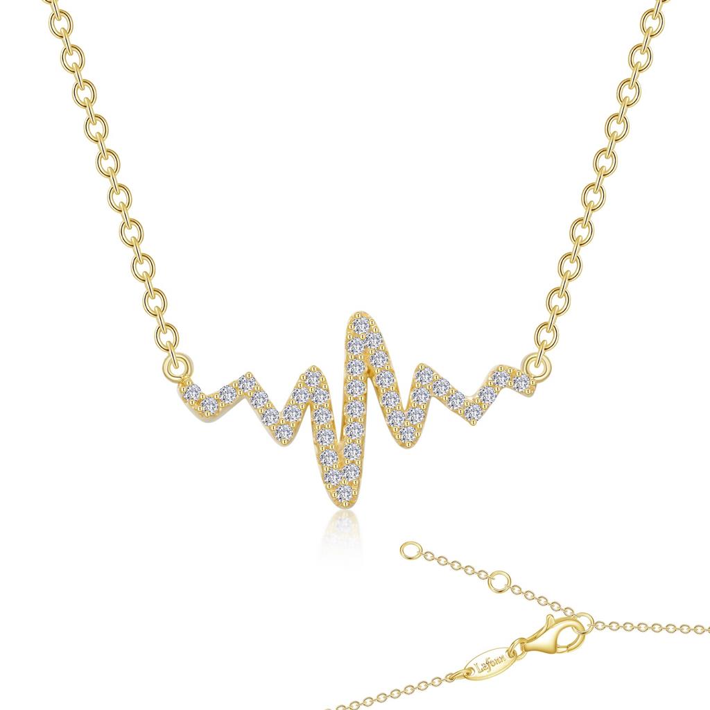 0.39 CTW Heartbeat Necklace